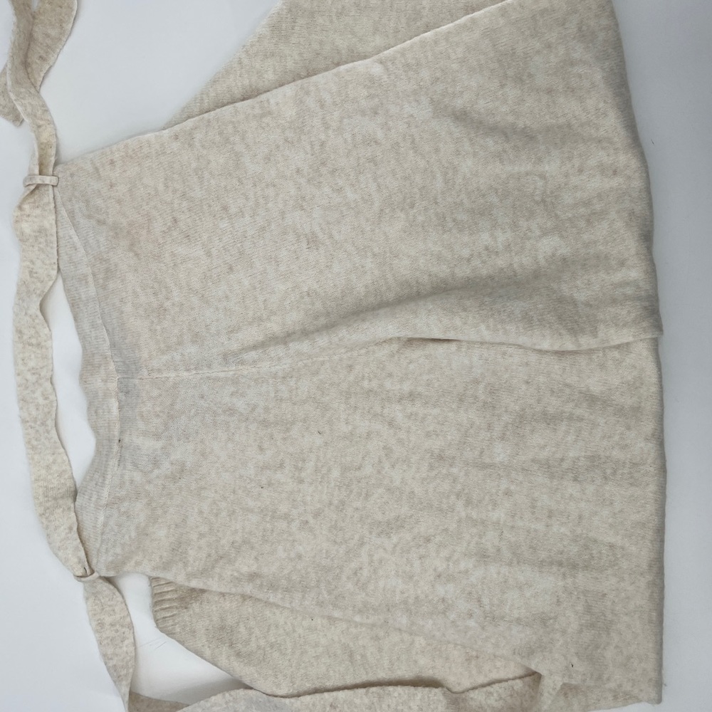 Guess Cream Wide-Leg Tie-Waist Pants - Picture 9 of 13